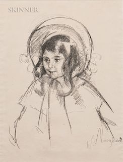 Mary Cassatt (American, 1844-1926)  Sara Wearing her Bonnet and Coat