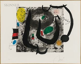 Joan Miró (Spanish, 1893-1983)  Les armes du sommeil