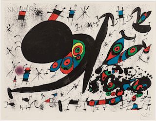 Joan Miró (Spanish, 1893-1983)  Plate Twelve