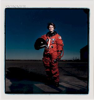 Annie Leibovitz (American, b. 1949)  Eileen Collins, Johnson Space Center, Houston