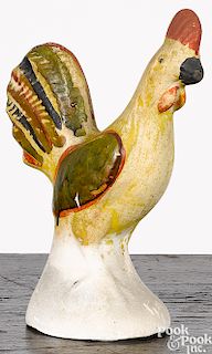 Pennsylvania chalkware rooster