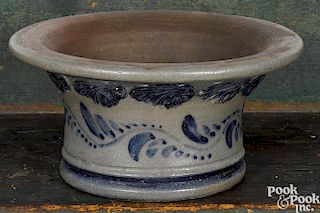 Unusual Pennsylvania stoneware flower pot