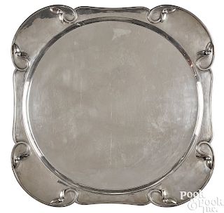 Canadian Arts and Crafts silver tray