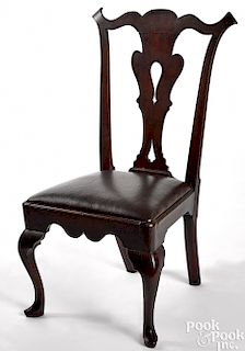 Delaware Valley Queen Anne cherry dining chair