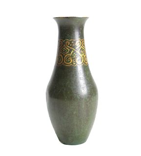 Christofle Dinanderie Bronze Vase