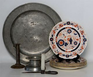 GROUP OF ACCESSORIES INC. PEWTER, MASONS
