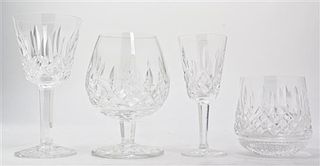 A Set of Waterford Stemware, Height of tallest stem 5 3/4 inches.
