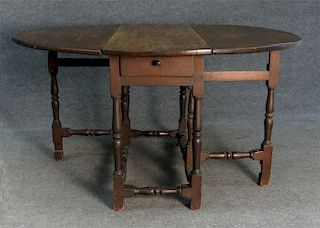 NEW ENGLAND EARLY 18THC. LATE 17THC. MAPLE