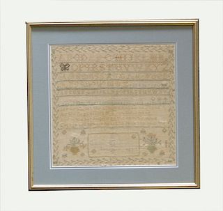 AMERICAN SAMPLER BY EMELLA STANLEY, 1837 (DMG)