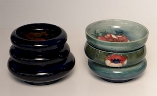 6 MOORECROFT POTTERY STACKING LOW BOWLS