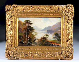 Signed / Framed G. W. Pryce Painting - Loch Lomond