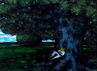 Jonathan Green, (American, b. 1955), Young Man Sleeping, 2007