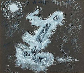 * Andre Masson, (French, 1896-1987), Dancing Figure