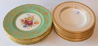 Seventeen piece lot of Royal Doulton including seven plates and 10 soups. 
plates: diameter 10 1/2 inches, 
soups: diameter 9 1/4 in...