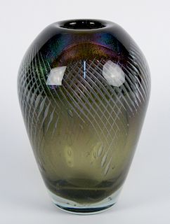 David Huchthausen glass vase