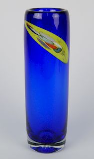 Mary Kay Simoni cylindrical glass vase