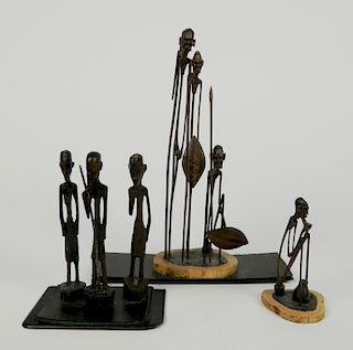 3 East African contemporary sculptures
