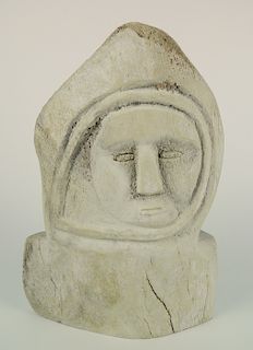 Inuit whale bone carving