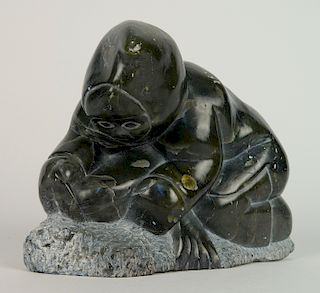 Inuit stone carving