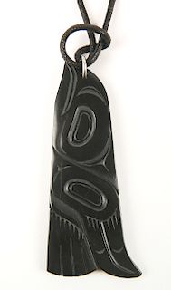 Ogilite carved pendant