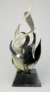 Jerry Schmidt steel sculpture