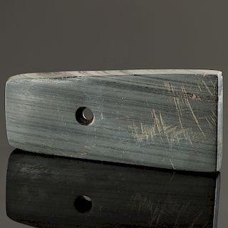 A Trapezoidal Slate Pendant,  From the Collection of Jan Sorgenfrei, Ohio