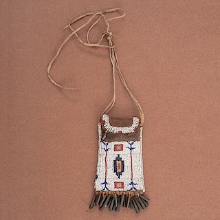 Sioux Beaded Hide Strike-a-Light Bag