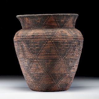 Western Apache Pictorial Basketry Olla