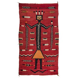 Navajo Yei Weaving / Rug, From the Collection of William H. Saunders, M.D. and Putzi Saunders, Ohio