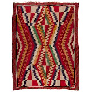 Navajo Germantown Weaving / Rug, From the Collection of William H. Saunders, M.D. and Putzi Saunders, Ohio