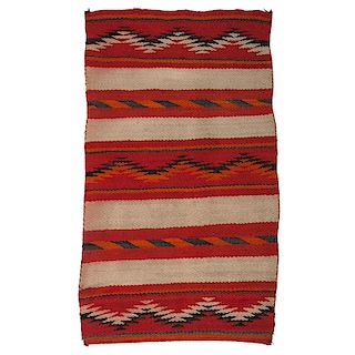 Navajo Transitional Diagonal Twill Double Saddle Blanket