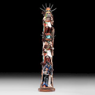 Wilmer Kaye (Hopi, b. 1952) Katsina Sculpture, From the Collection of William H. Saunders, M.D. and Putzi Saunders, Ohio