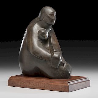 Allan Houser (Apache, 1914-1994) Bronze Sculpture, From the Collection of William H. Saunders, M.D. and Putzi Saunders, Ohio