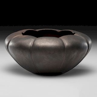 Angie Yazzie (Taos, b. 1965) Award Winning Micaceous Pottery Bowl, From the Collection of William H. Saunders, M.D. and Putzi Saunders, Ohio