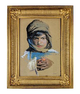 Etienne Dinet Untitled (Algerian Boy) 