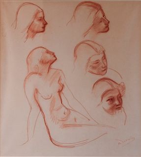 André Derain Studies of a Figure 