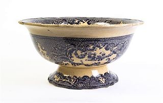 An English Pottery Center Bowl, S. Copeland, Diameter 11 1/4 inches.