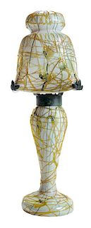 Art Glass Lamp and Shade