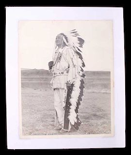 Original Crow Chief "Holds The Enemy" Photograph