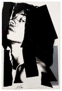 Andy Warhol, (American, 1928-1987), Mick Jagger, 1975