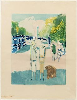 * Jacques Villon, (French, 1875-1963), Avenue du Bois (after Kees van Dongen)