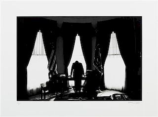 George Tames, (American, 1919-1994), John F. Kennedy in the Oval Office (The Loneliest Job in the World, 1961