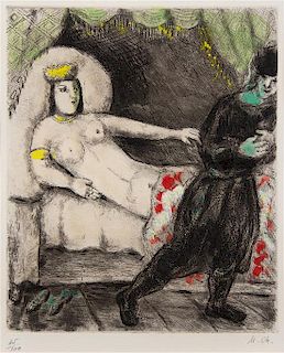 Marc Chagall, (French/Russian, 1887–1985), Potiphar’s Wife from The Bible, 1958-1960