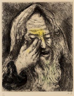 Marc Chagall, (French/Russian, 1887–1985), Souffrances de Jérémie from The Bible, 1958-1960