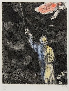 Marc Chagall, (French/Russian, 1887–1985), Darkness over Egypt from The Bible, 1958-1960