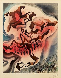 * Salvador Dalí, (Spanish, 1904–1989), Though I walk through the valley, from The Aliyah Suite, 1968