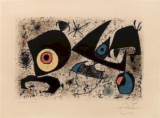 Joan Miró, (Spanish, 1893–1983), Hommage à Miró, 1972