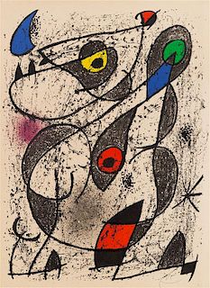 Joan Miró, (Spanish, 1893-1983), Untitled Abstract