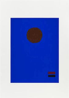 Adolph Gottlieb, (American, 1903-1974), Blue Night, 1970