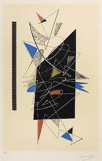 * Gino Severini, (Italian, 1883-1966), Abstract Composition